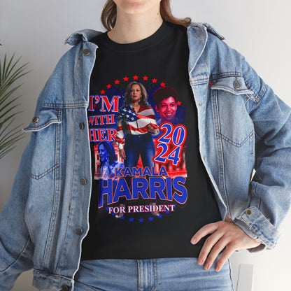 "I'm With Her" Kamala Harris 2024 Presidential Campaign Tee