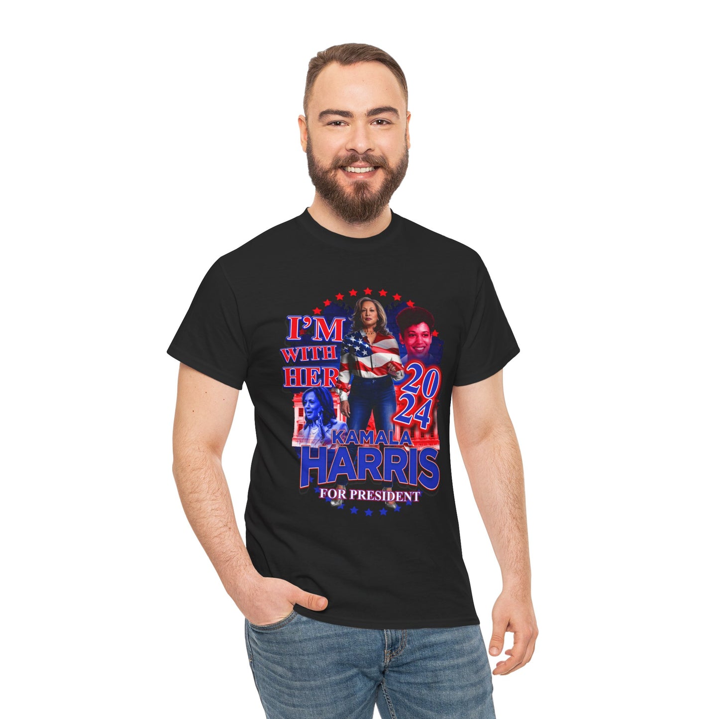 "I'm With Her" Kamala Harris 2024 Presidential Campaign Tee