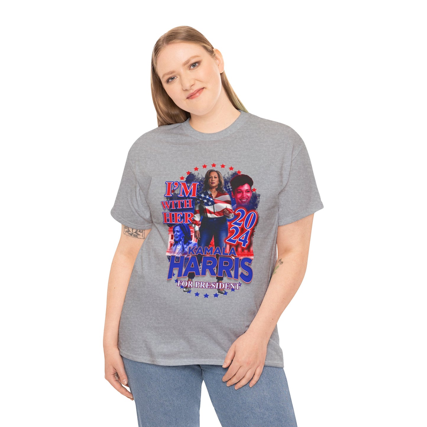 "I'm With Her" Kamala Harris 2024 Presidential Campaign Tee