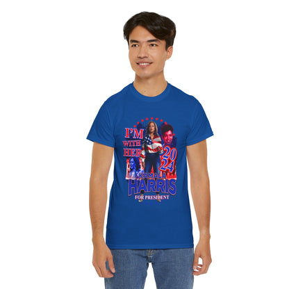 "I'm With Her" Kamala Harris 2024 Presidential Campaign Tee