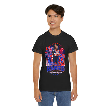 "I'm With Her" Kamala Harris 2024 Presidential Campaign Tee