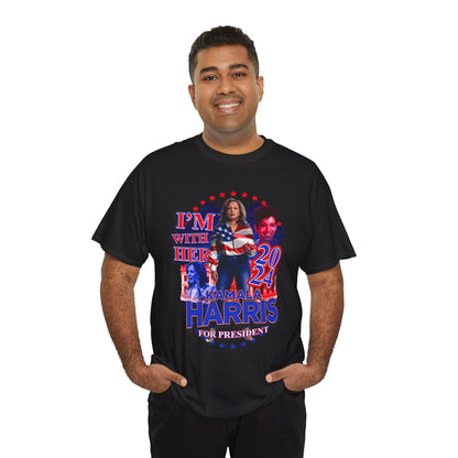 "I'm With Her" Kamala Harris 2024 Presidential Campaign Tee