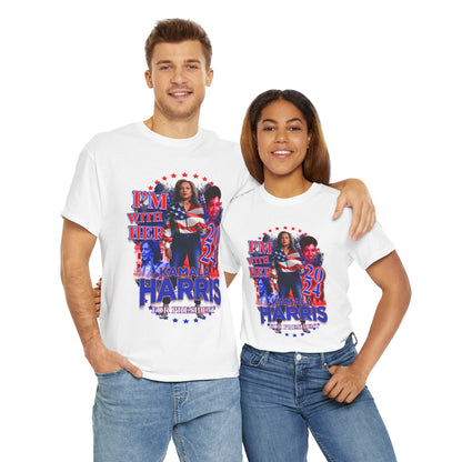 "I'm With Her" Kamala Harris 2024 Presidential Campaign Tee