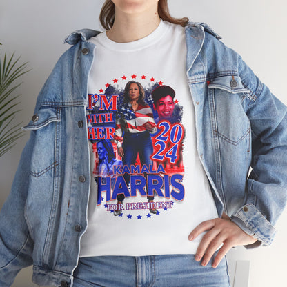 "I'm With Her" Kamala Harris 2024 Presidential Campaign Tee