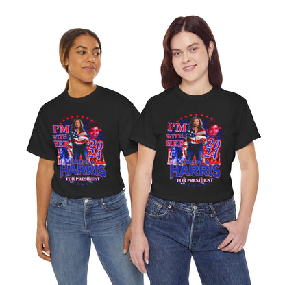 "I'm With Her" Kamala Harris 2024 Presidential Campaign Tee