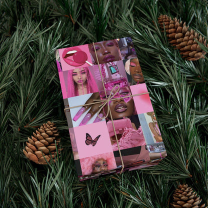 African American Barbie Gift Wrap Papers