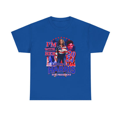 "I'm With Her" Kamala Harris 2024 Presidential Campaign Tee