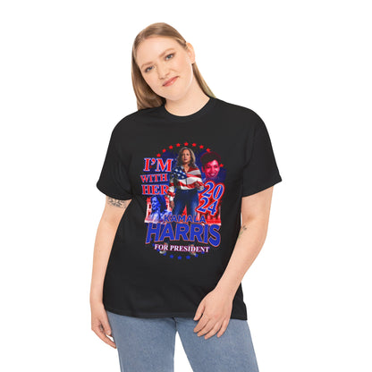 "I'm With Her" Kamala Harris 2024 Presidential Campaign Tee