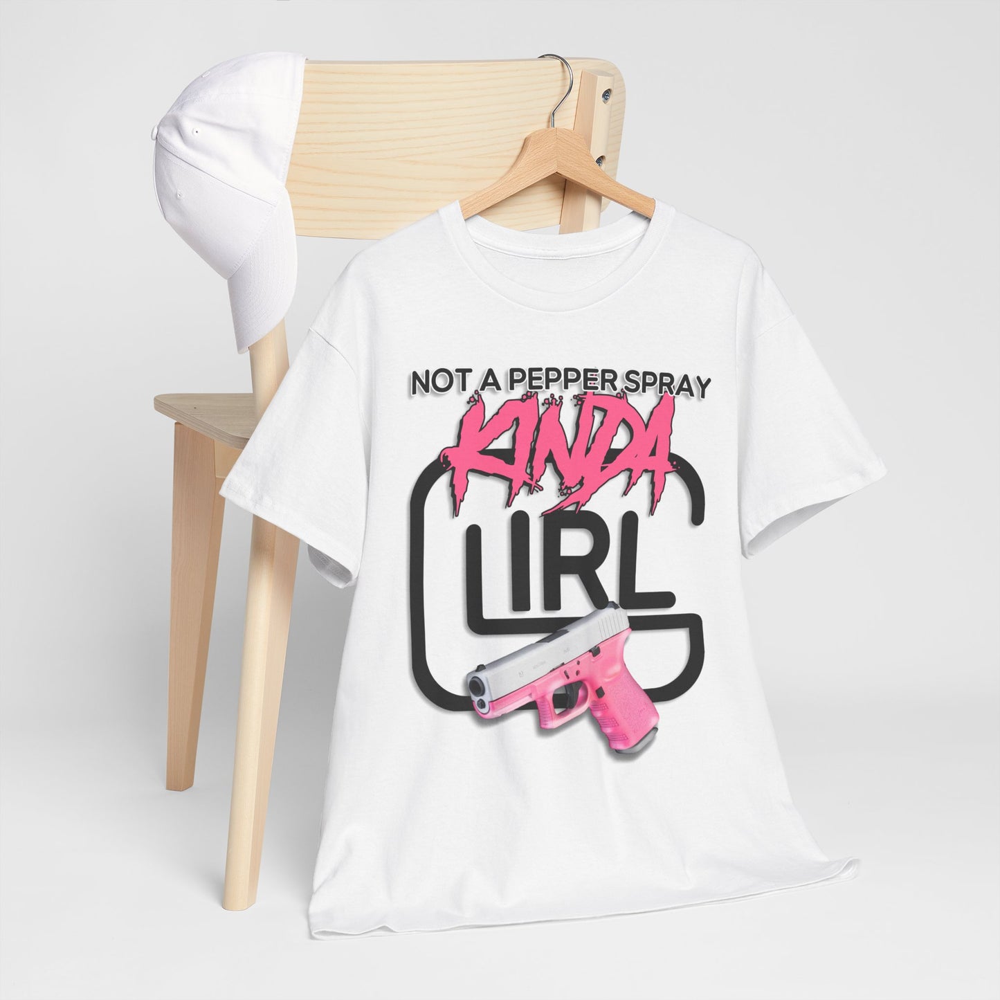 "Not a Pepper Spray Kinda Girl" T-Shirt