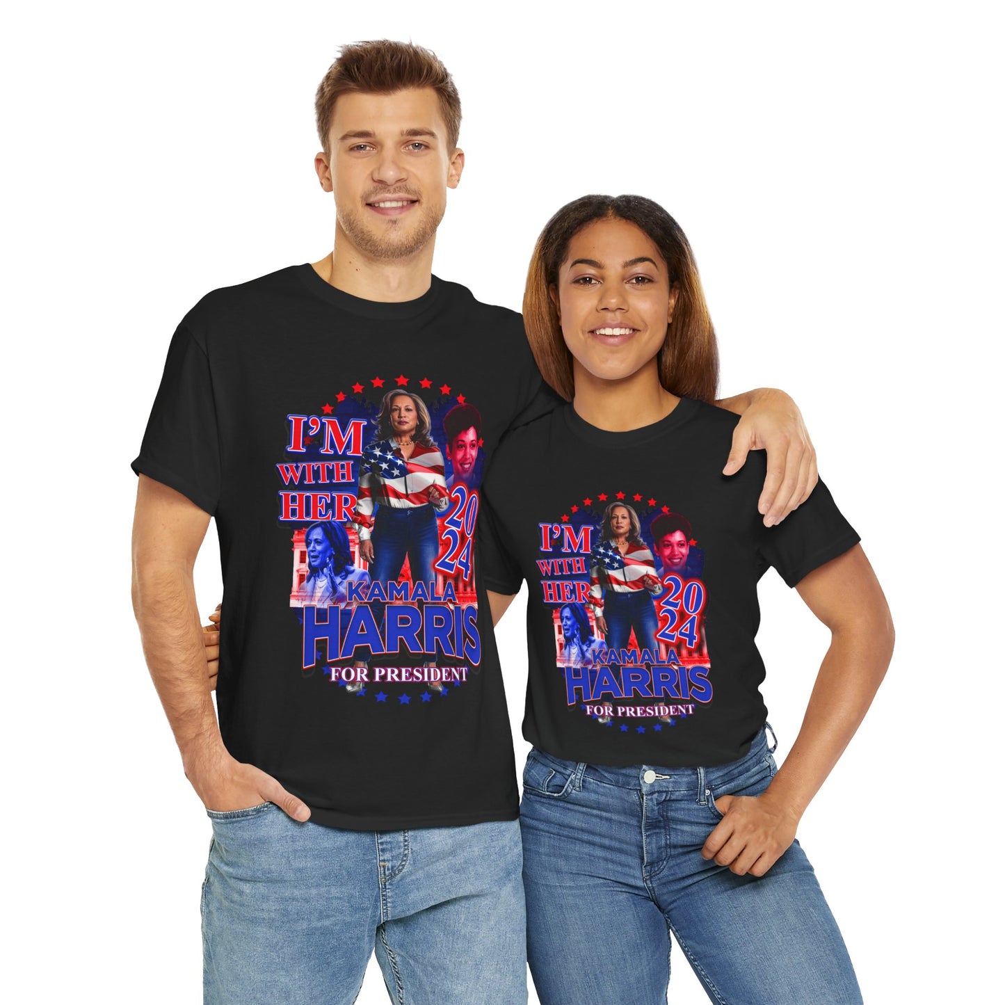 "I'm With Her" Kamala Harris 2024 Presidential Campaign Tee