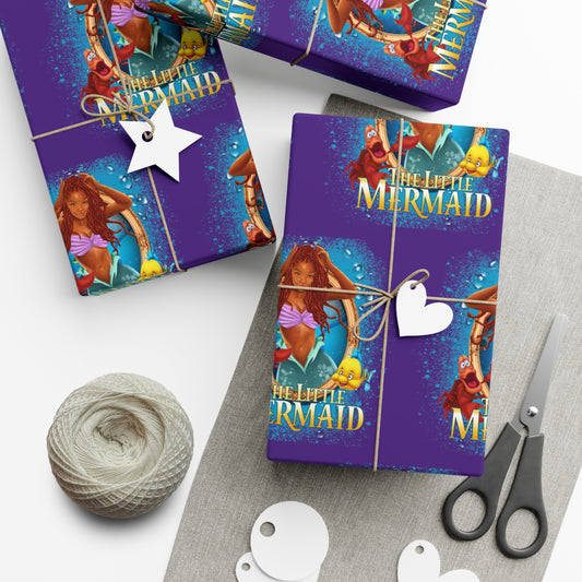 The Little Mermaid Gift Wrap Papers