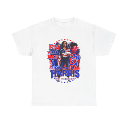 "I'm With Her" Kamala Harris 2024 Presidential Campaign Tee