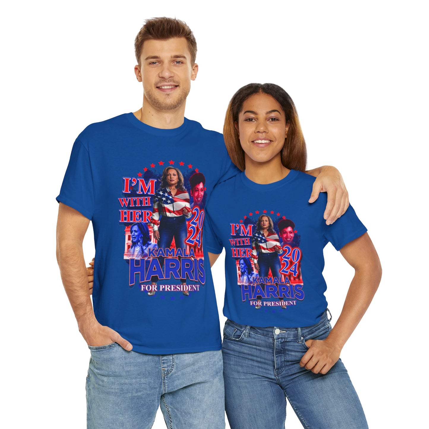 "I'm With Her" Kamala Harris 2024 Presidential Campaign Tee