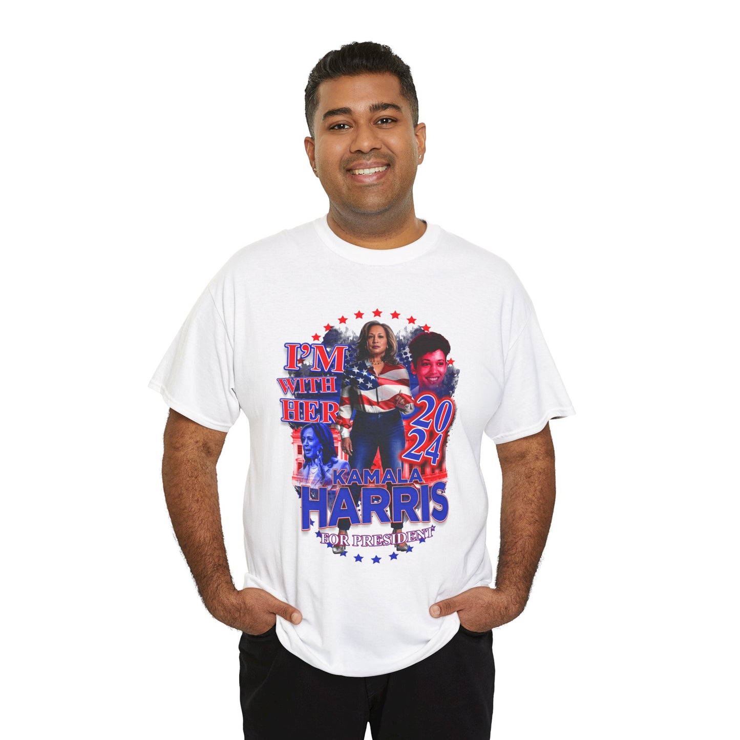 "I'm With Her" Kamala Harris 2024 Presidential Campaign Tee