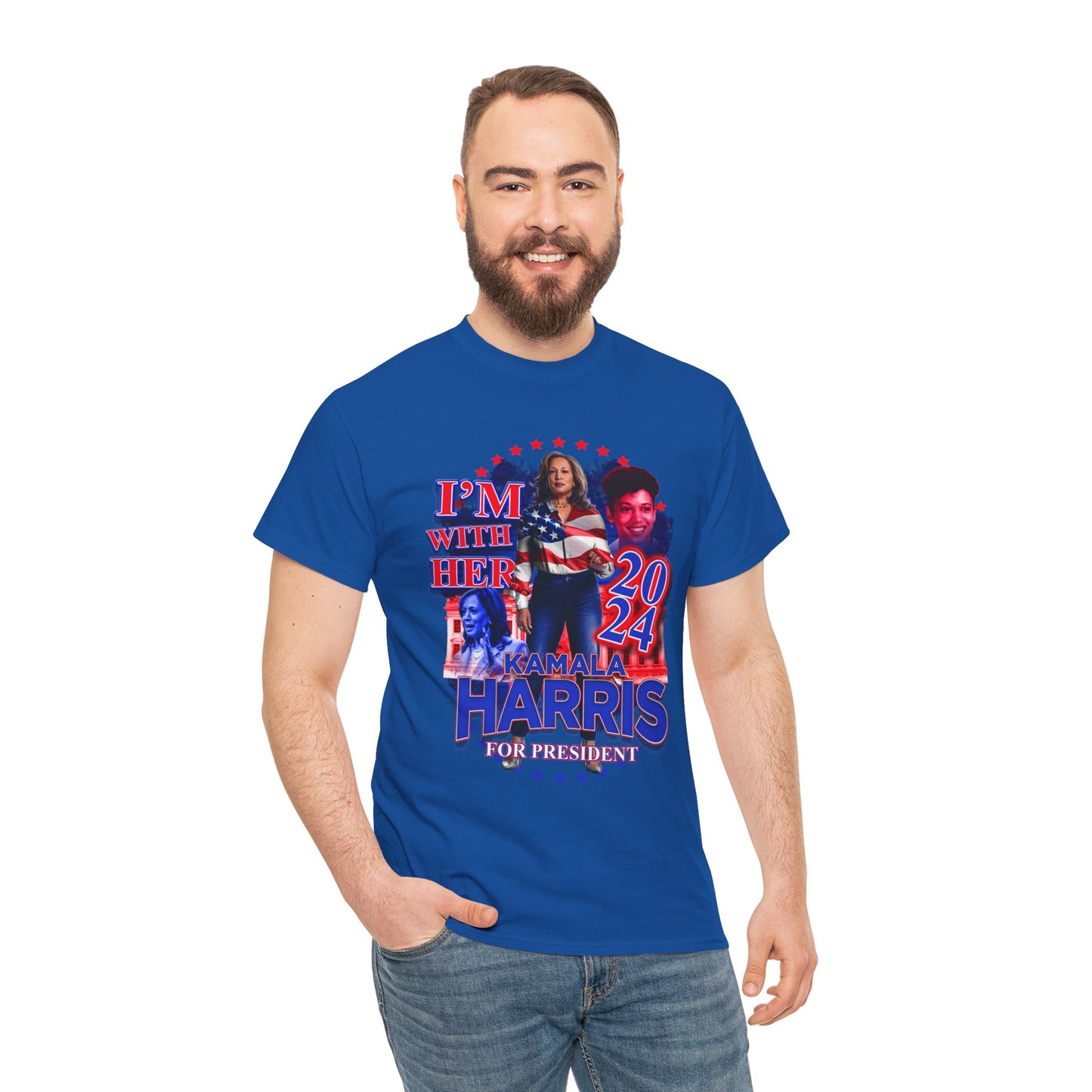 "I'm With Her" Kamala Harris 2024 Presidential Campaign Tee