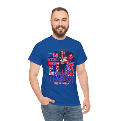 "I'm With Her" Kamala Harris 2024 Presidential Campaign Tee