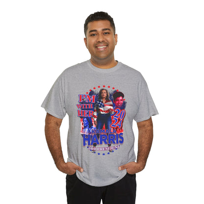 "I'm With Her" Kamala Harris 2024 Presidential Campaign Tee