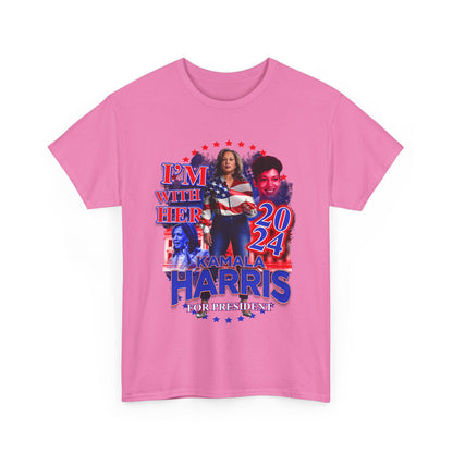 "I'm With Her" Kamala Harris 2024 Presidential Campaign Tee