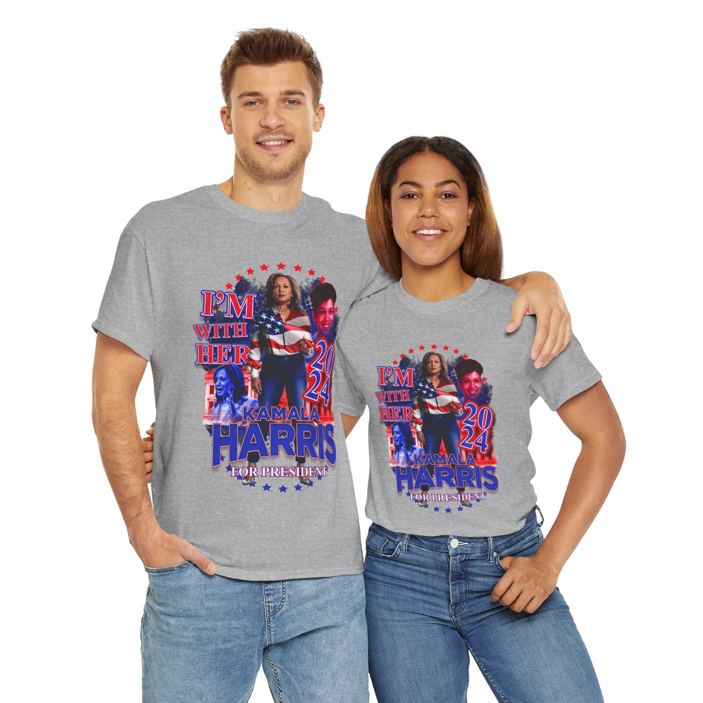 "I'm With Her" Kamala Harris 2024 Presidential Campaign Tee