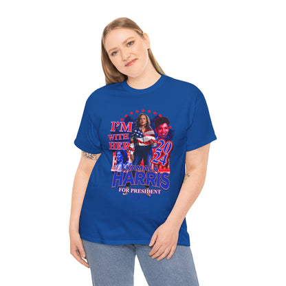 "I'm With Her" Kamala Harris 2024 Presidential Campaign Tee