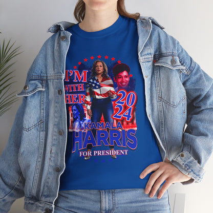 "I'm With Her" Kamala Harris 2024 Presidential Campaign Tee