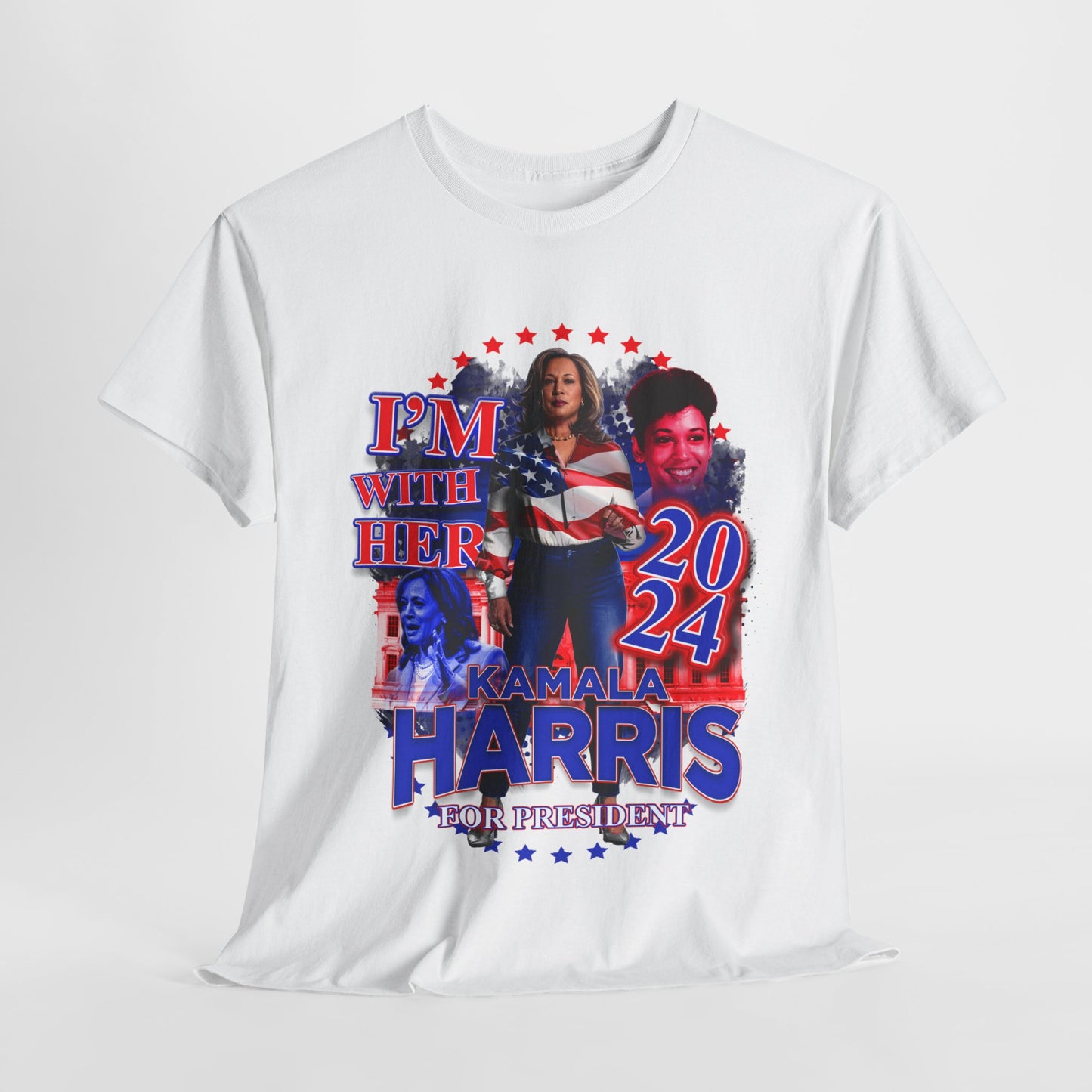 "I'm With Her" Kamala Harris 2024 Presidential Campaign Tee