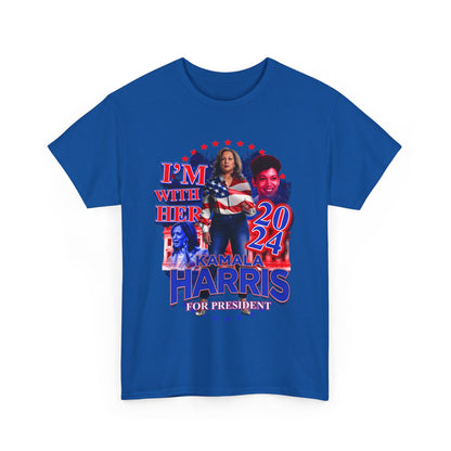 "I'm With Her" Kamala Harris 2024 Presidential Campaign Tee