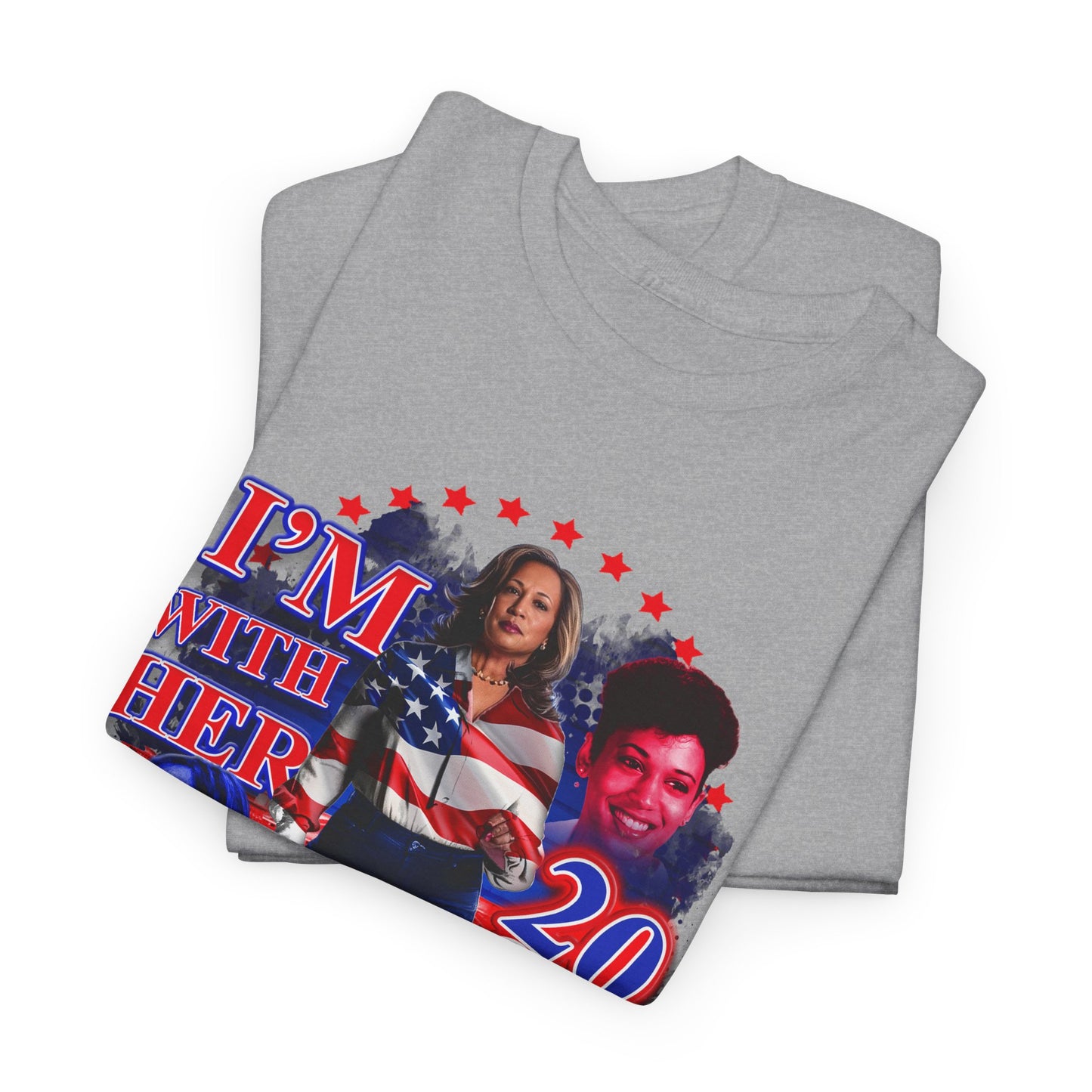 "I'm With Her" Kamala Harris 2024 Presidential Campaign Tee