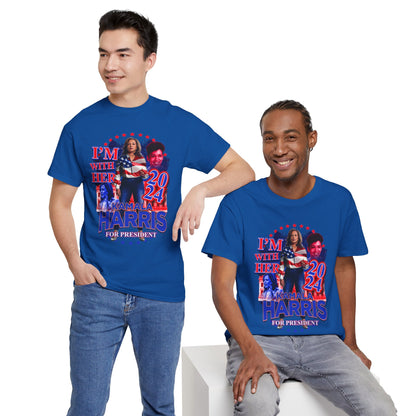 "I'm With Her" Kamala Harris 2024 Presidential Campaign Tee