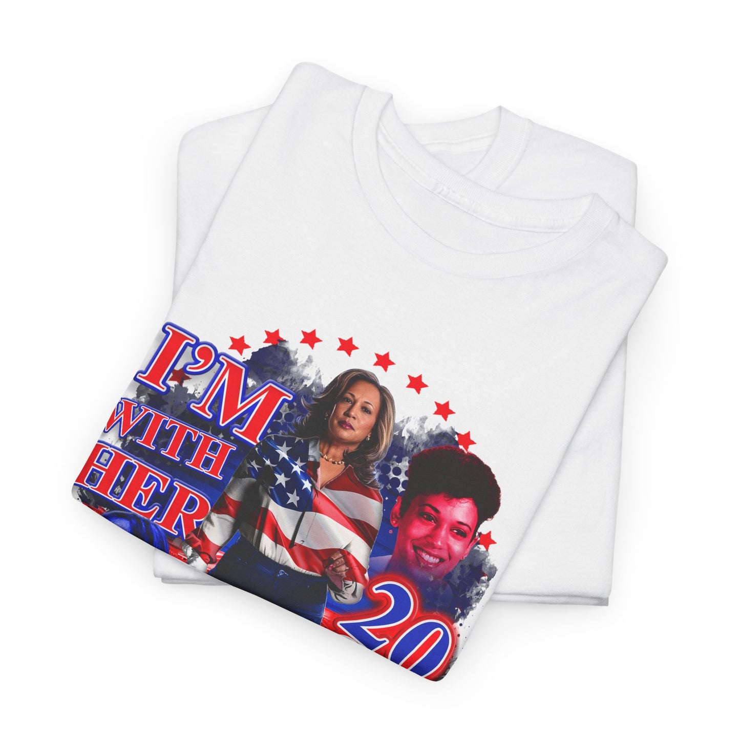 "I'm With Her" Kamala Harris 2024 Presidential Campaign Tee