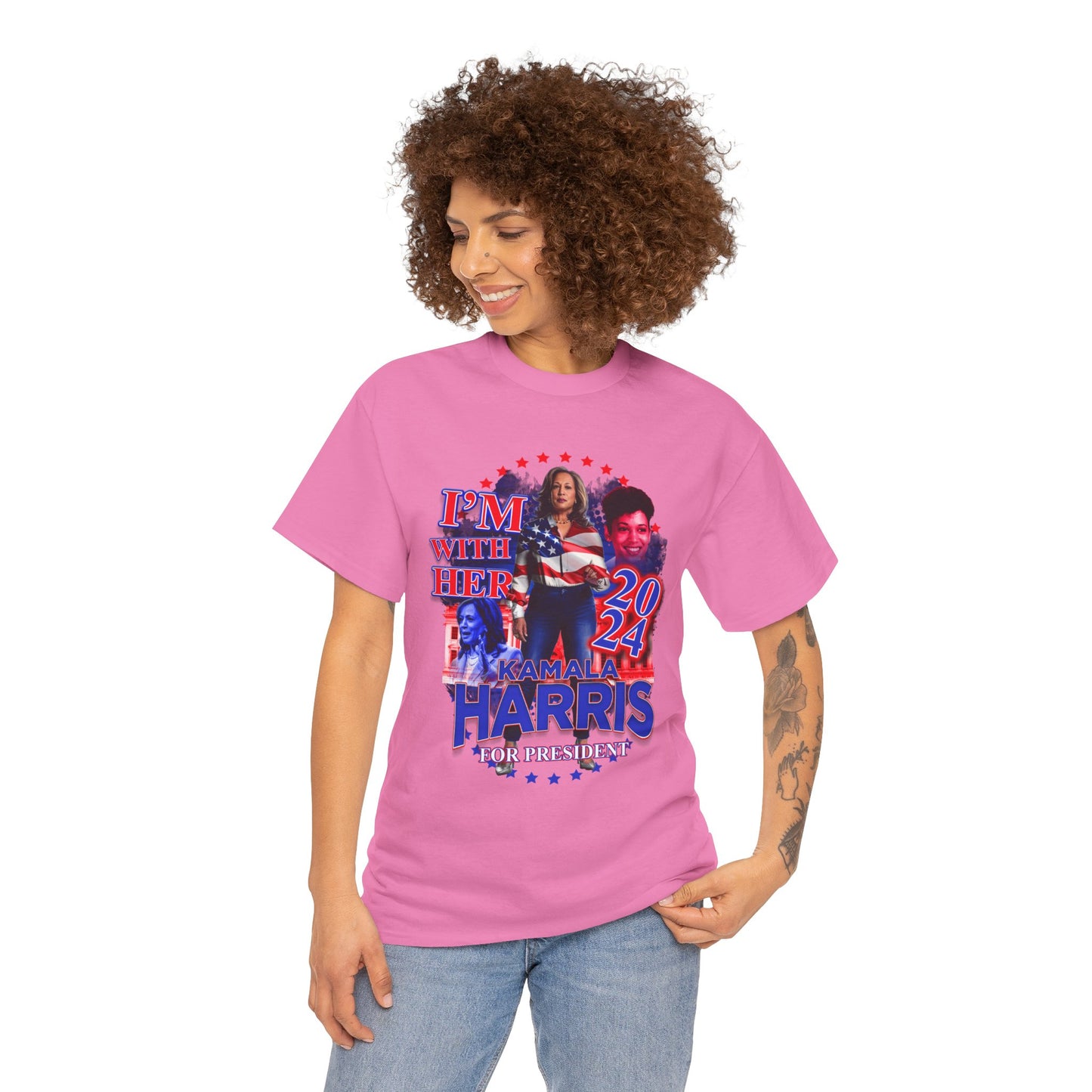 "I'm With Her" Kamala Harris 2024 Presidential Campaign Tee