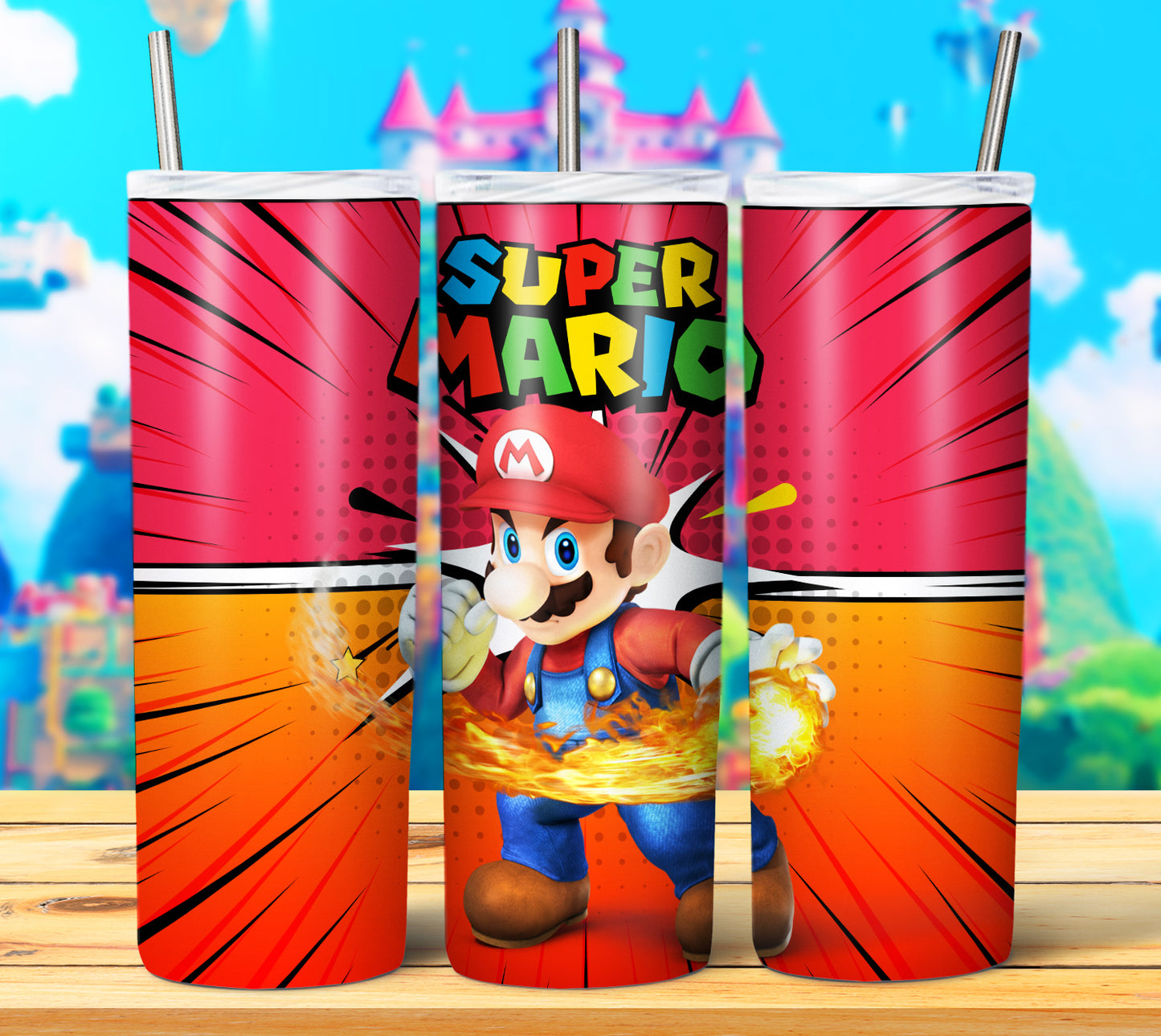 Super Mario Comic Tumbler Wrap Bundle