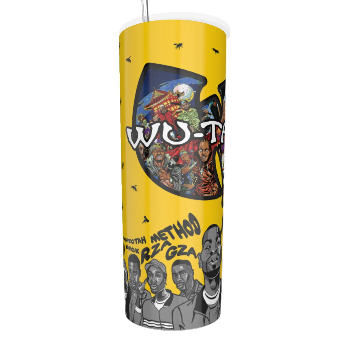 WU-Tang Tumbler With Stainless Steel Straw 20oz