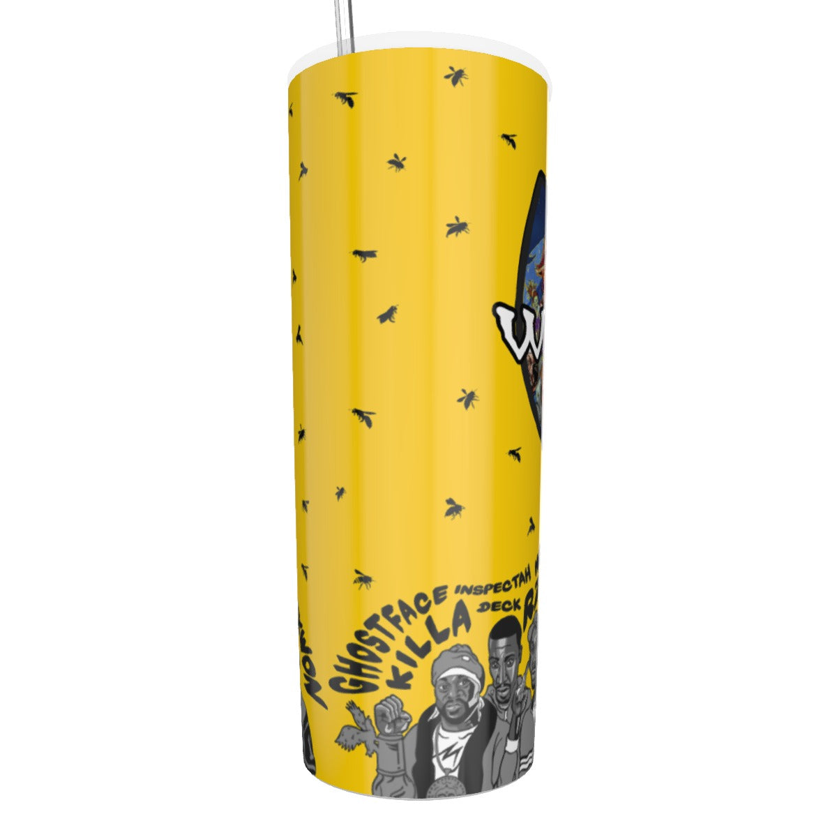 WU-Tang Tumbler With Stainless Steel Straw 20oz